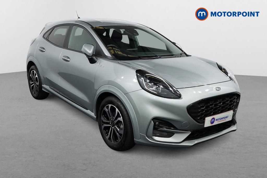 Ford Puma St-Line Manual Petrol-Electric Hybrid SUV - Stock Number (1572658) - Drivers side front corner