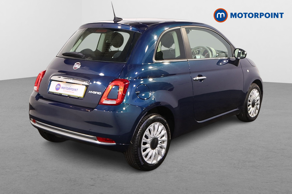 Fiat 500 1.0 Mild Hybrid 3Dr Manual Petrol-Electric Hybrid Hatchback - Stock Number (1568174) - Drivers side rear corner