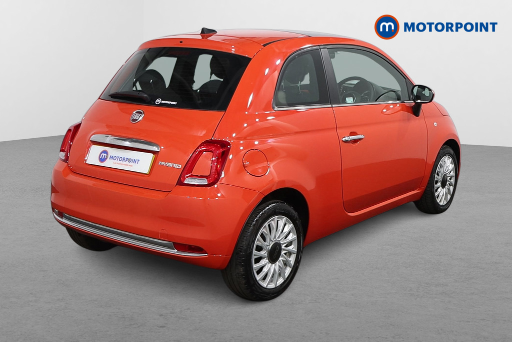 Fiat 500 1.0 Mild Hybrid 3Dr Manual Petrol-Electric Hybrid Hatchback - Stock Number (1568198) - Drivers side rear corner
