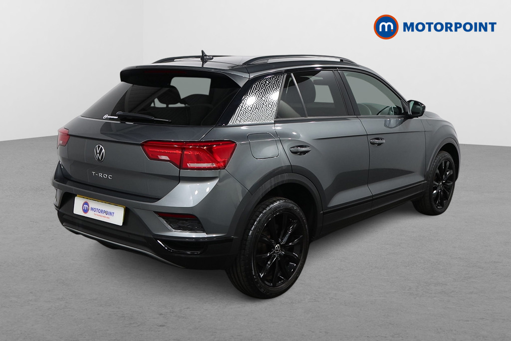Volkswagen T-Roc Black Edition Automatic Petrol SUV - Stock Number (1572349) - Drivers side rear corner