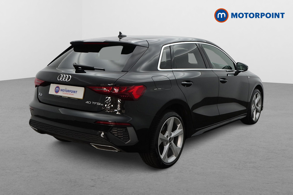 Audi A3 S Line Automatic Petrol Plug-In Hybrid Hatchback - Stock Number (1548083) - Drivers side rear corner