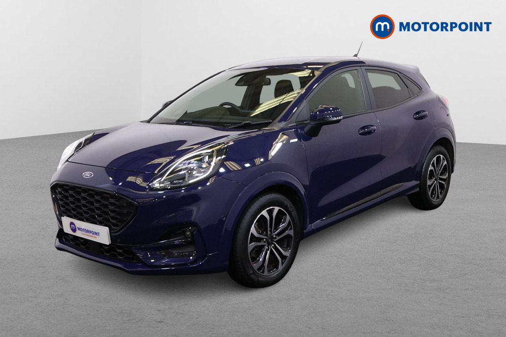 Ford Puma St-Line Manual Petrol-Electric Hybrid SUV - Stock Number (1571414) - Passenger side front corner