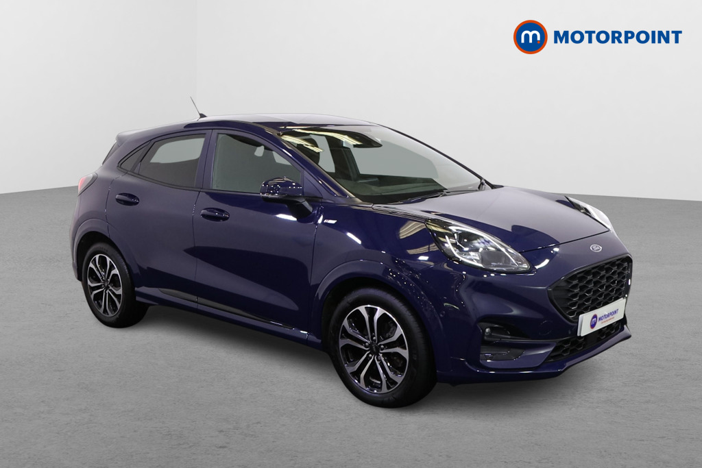 Ford Puma St-Line Manual Petrol-Electric Hybrid SUV - Stock Number (1571414) - Drivers side front corner