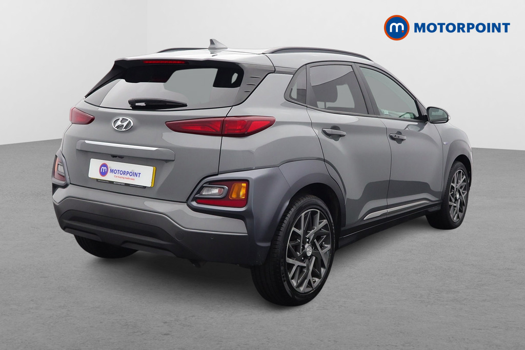 Hyundai Kona Premium Automatic Petrol-Electric Hybrid SUV - Stock Number (1560614) - Drivers side rear corner