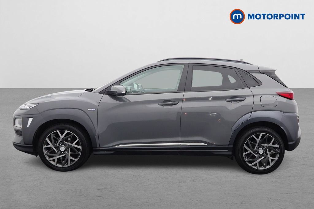 Hyundai Kona Premium Automatic Petrol-Electric Hybrid SUV - Stock Number (1560614) - Passenger side