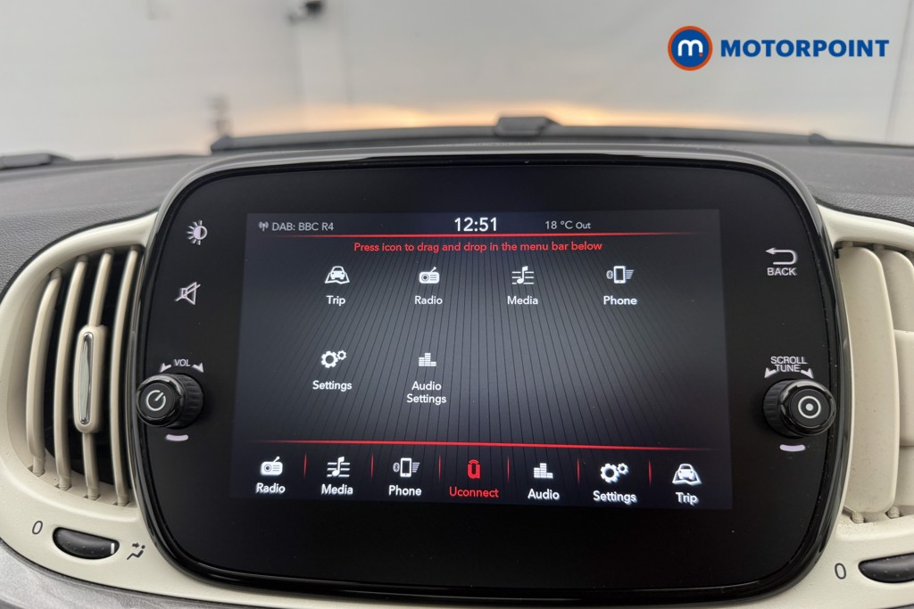 Fiat 500 1.0 Mild Hybrid 3Dr Manual Petrol-Electric Hybrid Hatchback - Stock Number (1565344) - 5th supplementary image