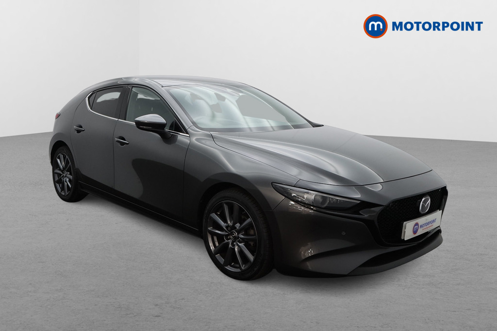 Mazda 3 Sport Lux Manual Petrol-Electric Hybrid Hatchback - Stock Number (1566839) - Drivers side front corner