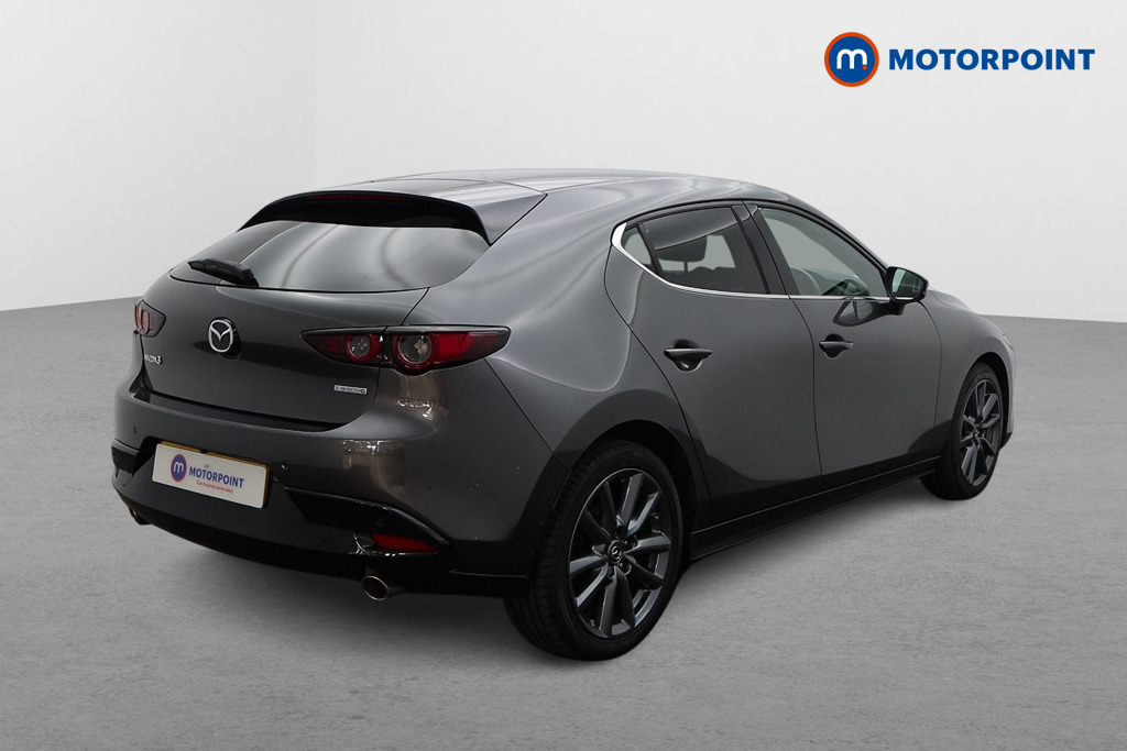 Mazda 3 Sport Lux Manual Petrol-Electric Hybrid Hatchback - Stock Number (1566839) - Drivers side rear corner