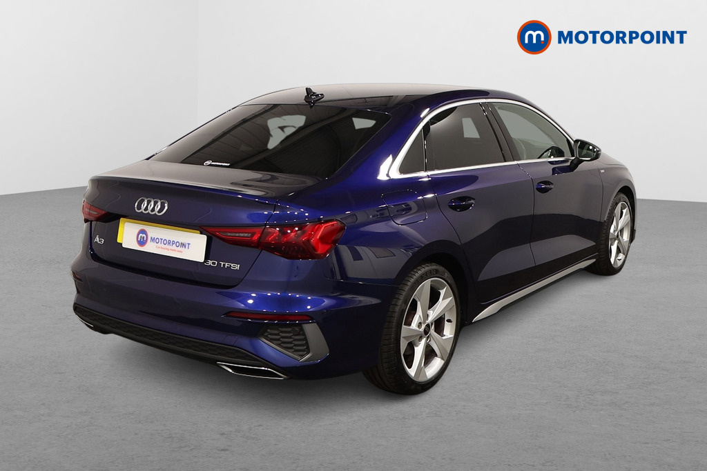 Audi A3 S Line Automatic Petrol Saloon - Stock Number (1573873) - Drivers side rear corner