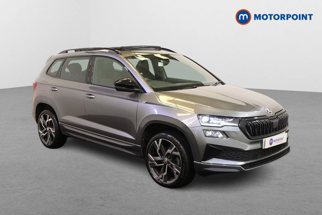 Skoda Karoq Sportline Automatic Petrol SUV - Stock Number (1570122) - Drivers side front corner