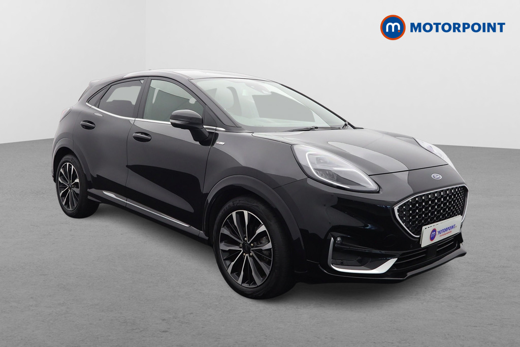 Ford Puma St-Line Vignale Automatic Petrol-Electric Hybrid SUV - Stock Number (1574671) - Drivers side front corner