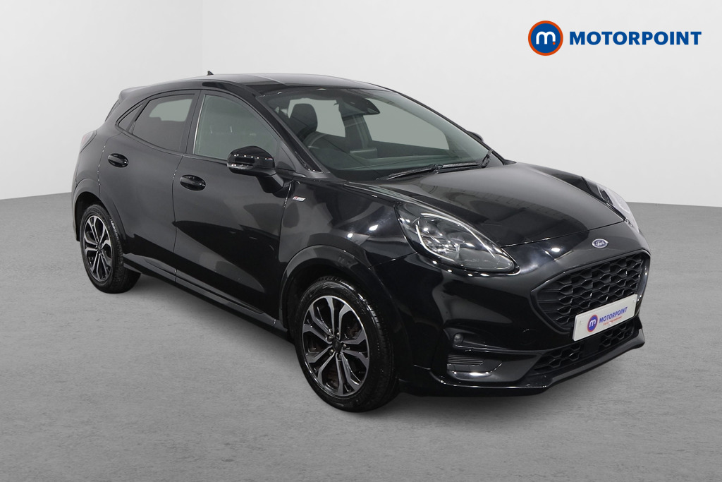 Ford Puma St-Line Design Manual Petrol-Electric Hybrid SUV - Stock Number (1558605) - Drivers side front corner