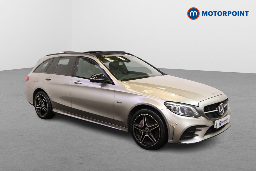 Mercedes-Benz C Class Amg Line Night Edition Automatic Petrol Plug-In Hybrid Estate - Stock Number (1568112) - Drivers side front corner