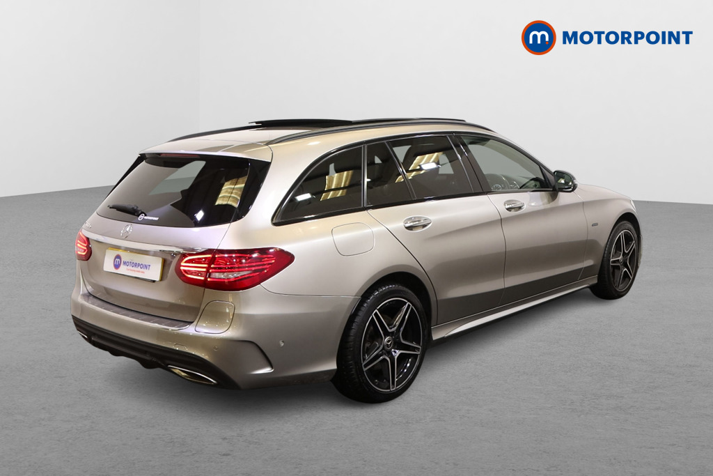 Mercedes-Benz C Class Amg Line Night Edition Automatic Petrol Plug-In Hybrid Estate - Stock Number (1568112) - Drivers side rear corner