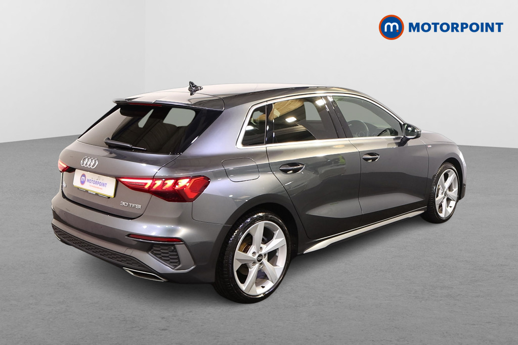 Audi A3 S Line Manual Petrol Hatchback - Stock Number (1571940) - Drivers side rear corner