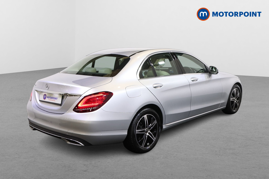 Mercedes-Benz C Class Sport Automatic Petrol Saloon - Stock Number (1573669) - Drivers side rear corner