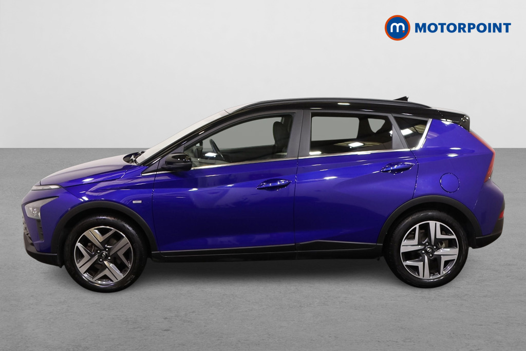 Hyundai Bayon Ultimate Manual Petrol-Electric Hybrid SUV - Stock Number (1573315) - Passenger side