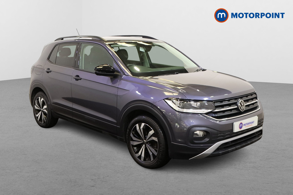 Volkswagen T-Cross Black Edition Manual Petrol SUV - Stock Number (1566877) - Drivers side front corner