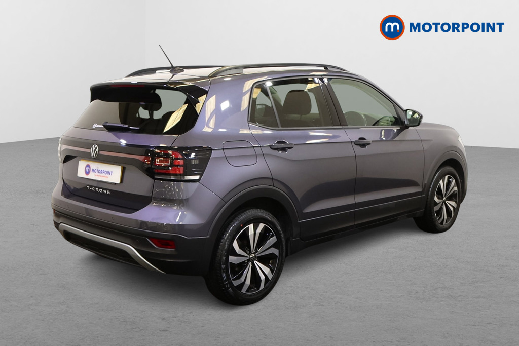 Volkswagen T-Cross Black Edition Manual Petrol SUV - Stock Number (1566877) - Drivers side rear corner