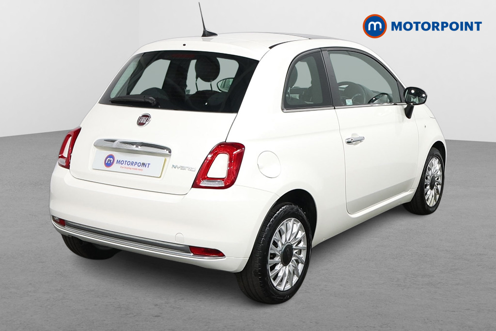 Fiat 500 1.0 Mild Hybrid 3Dr Manual Petrol-Electric Hybrid Hatchback - Stock Number (1568178) - Drivers side rear corner