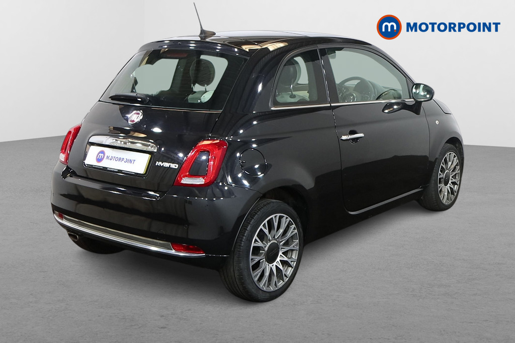 Fiat 500 Star Manual Petrol-Electric Hybrid Hatchback - Stock Number (1566765) - Drivers side rear corner