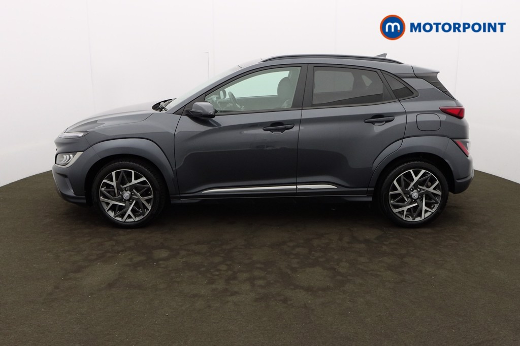 Hyundai Kona Ultimate Automatic Petrol-Electric Hybrid SUV - Stock Number (1568565) - Passenger side