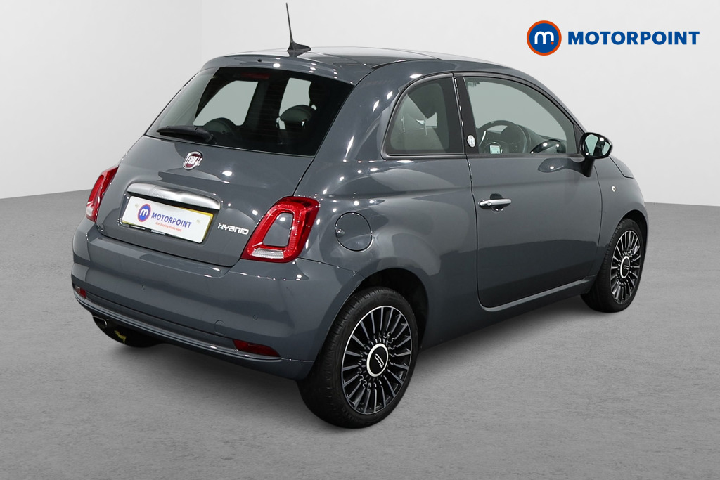 Fiat 500 Launch Edition Manual Petrol-Electric Hybrid Hatchback - Stock Number (1570880) - Drivers side rear corner