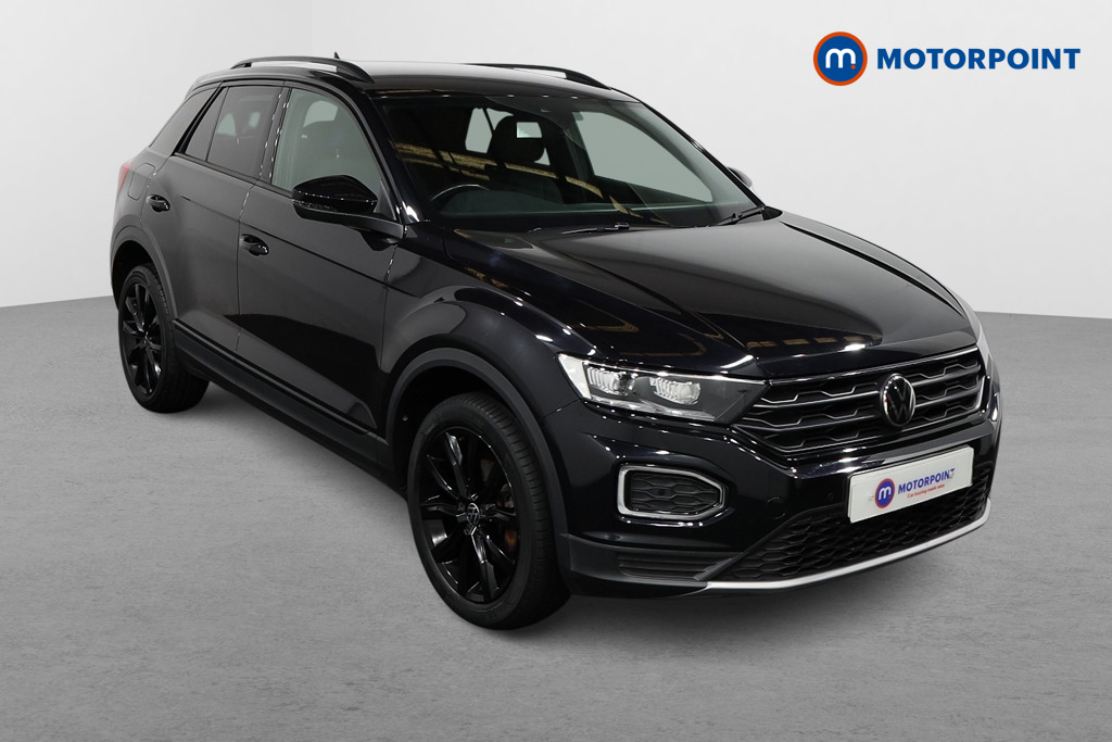 Volkswagen T-Roc Black Edition Manual Petrol SUV - Stock Number (1574639) - Drivers side front corner