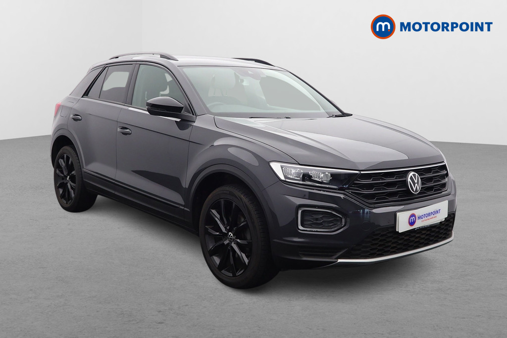 Volkswagen T-Roc Black Edition Manual Petrol SUV - Stock Number (1574640) - Drivers side front corner