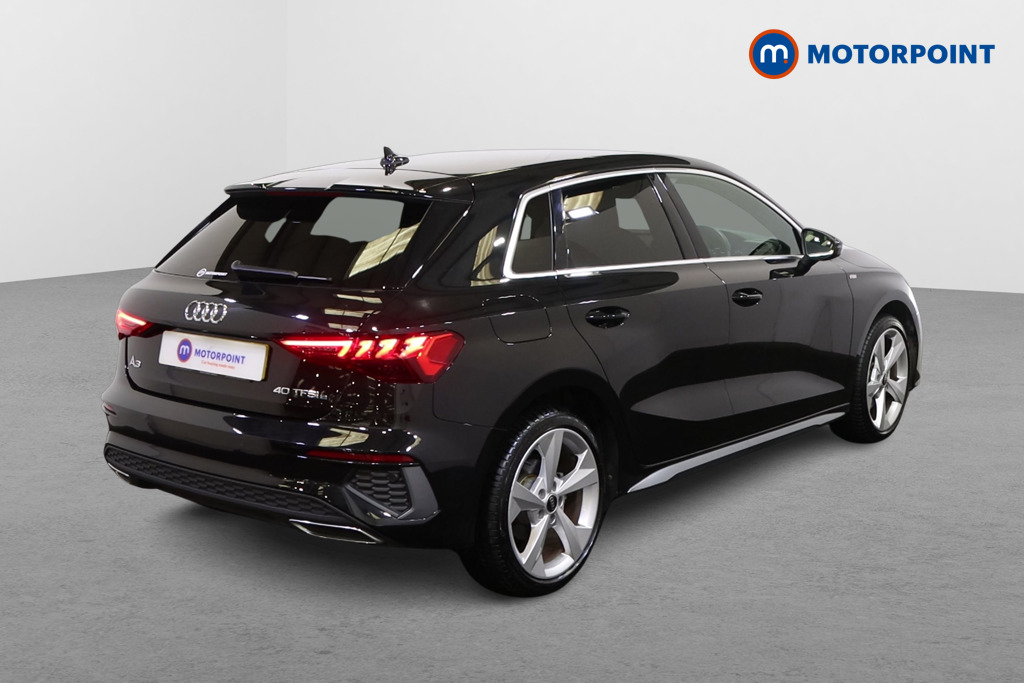 Audi A3 S Line Automatic Petrol Plug-In Hybrid Hatchback - Stock Number (1574975) - Drivers side rear corner
