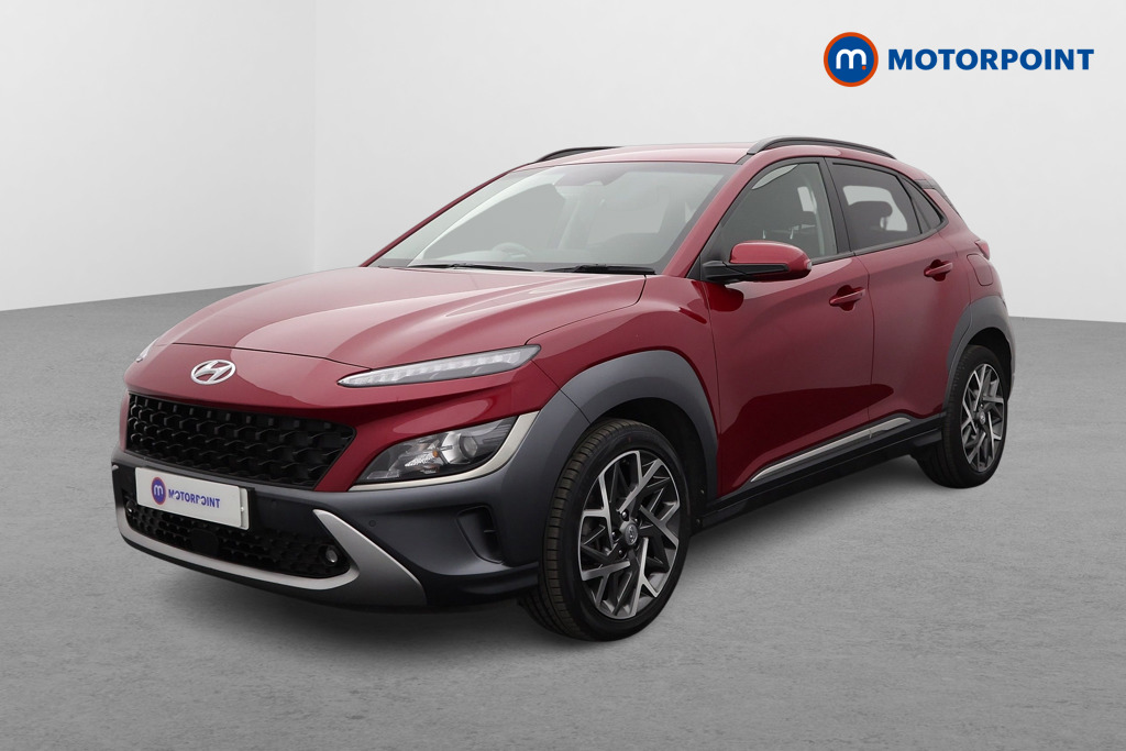 Hyundai Kona Premium Automatic Petrol-Electric Hybrid SUV - Stock Number (1571174) - Passenger side front corner