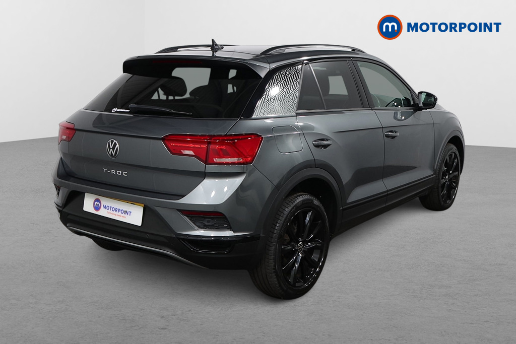 Volkswagen T-Roc Black Edition Automatic Petrol SUV - Stock Number (1576549) - Drivers side rear corner