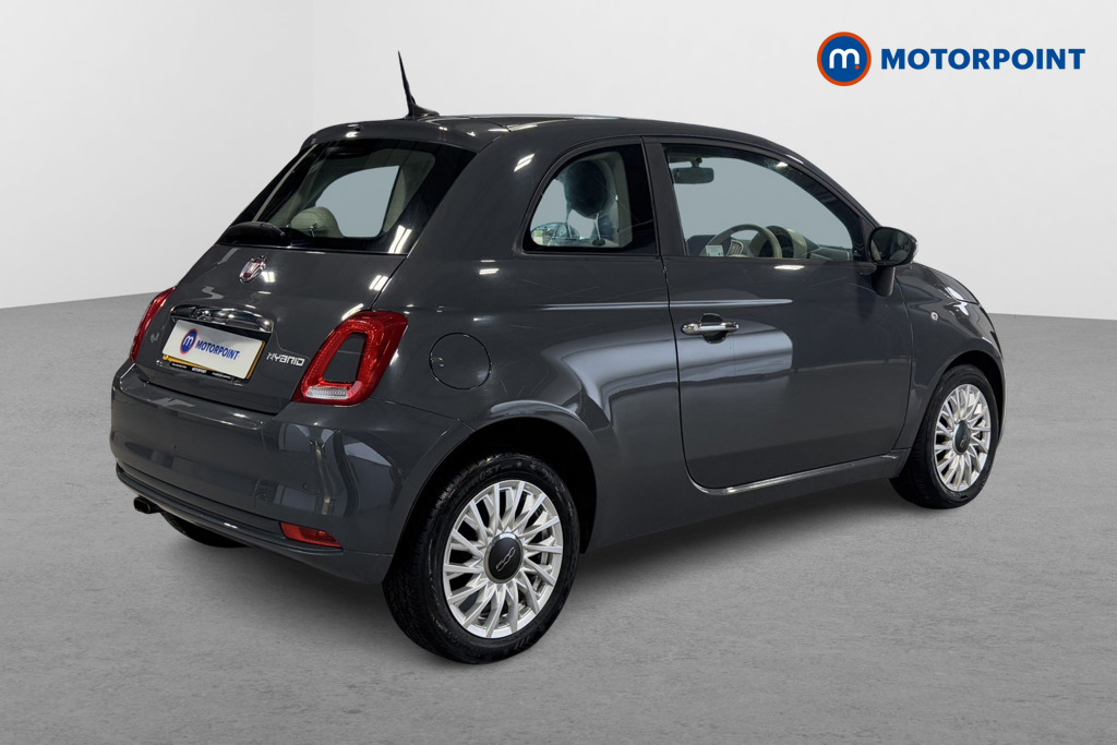 Fiat 500 Lounge Manual Petrol-Electric Hybrid Hatchback - Stock Number (1568434) - Drivers side rear corner