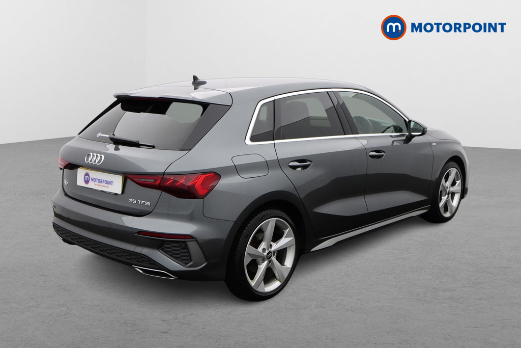 Audi A3 S Line Manual Petrol Hatchback - Stock Number (1577210) - Drivers side rear corner