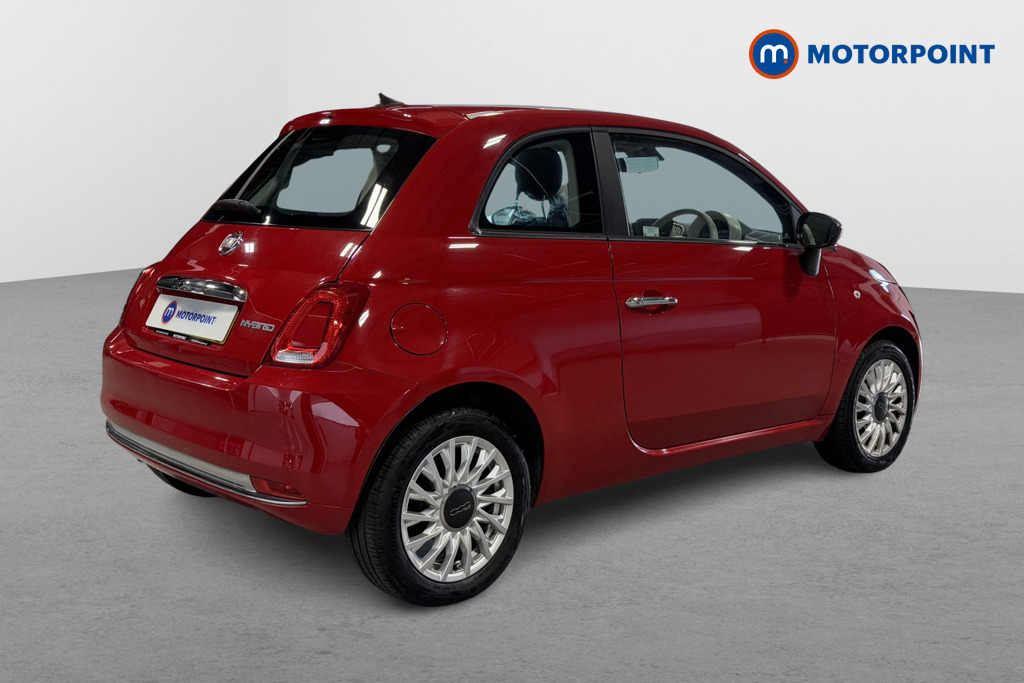 Fiat 500 1.0 Mild Hybrid 3Dr Manual Petrol-Electric Hybrid Hatchback - Stock Number (1567535) - Drivers side rear corner