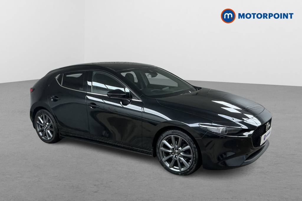 Mazda 3 Sport Lux Automatic Petrol-Electric Hybrid Hatchback - Stock Number (1567974) - Drivers side front corner