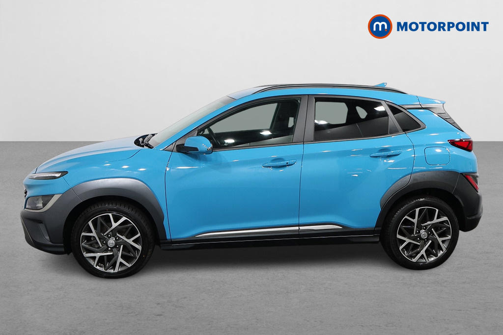 Hyundai Kona Premium Automatic Petrol-Electric Hybrid SUV - Stock Number (1574487) - Passenger side