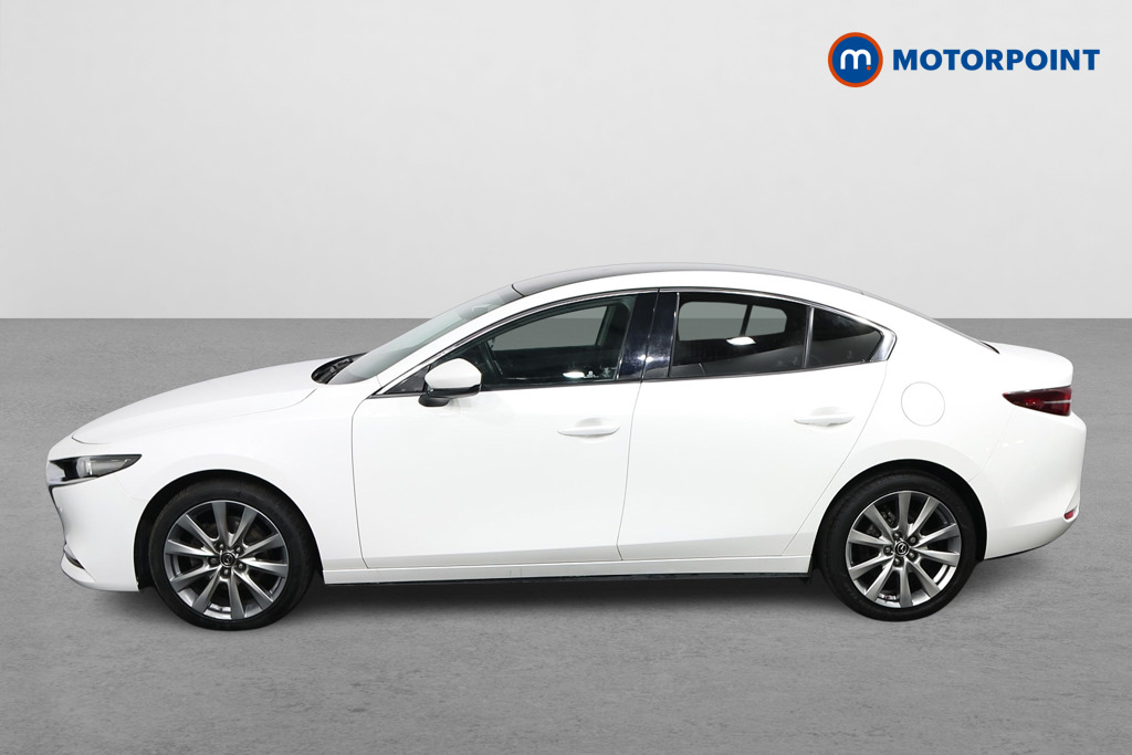Mazda 3 Sport Lux Manual Petrol-Electric Hybrid Saloon - Stock Number (1574942) - Passenger side
