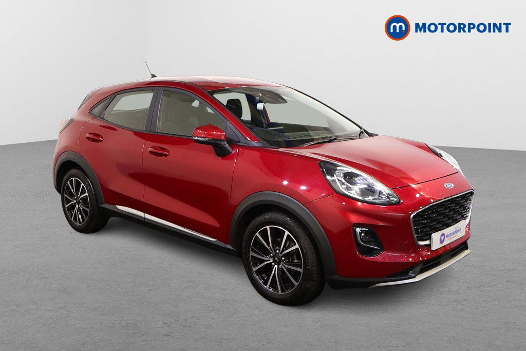 Ford Puma Titanium Manual Petrol-Electric Hybrid SUV - Stock Number (1575325) - Drivers side front corner