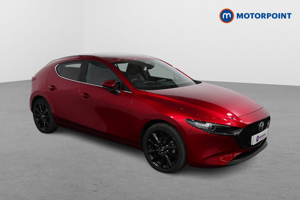 Mazda 3 Takumi Manual Petrol-Electric Hybrid Hatchback - Stock Number (1576116) - Drivers side front corner