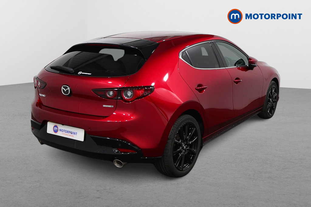 Mazda 3 Takumi Manual Petrol-Electric Hybrid Hatchback - Stock Number (1576116) - Drivers side rear corner