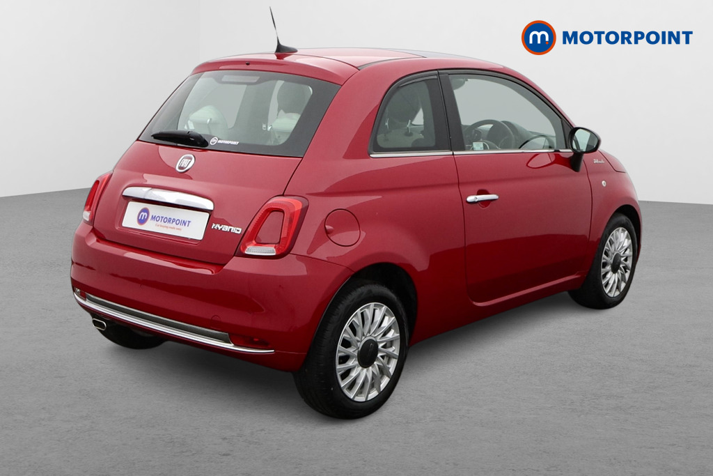 Fiat 500 Dolcevita Manual Petrol-Electric Hybrid Hatchback - Stock Number (1576952) - Drivers side rear corner