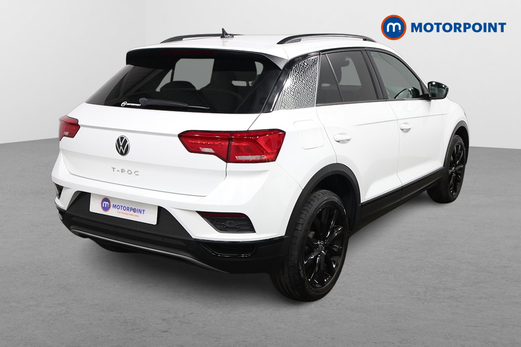 Volkswagen T-Roc Black Edition Automatic Petrol SUV - Stock Number (1574749) - Drivers side rear corner