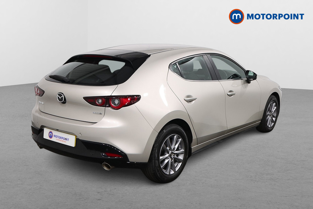 Mazda 3 Se-L Lux Manual Petrol-Electric Hybrid Hatchback - Stock Number (1576127) - Drivers side rear corner