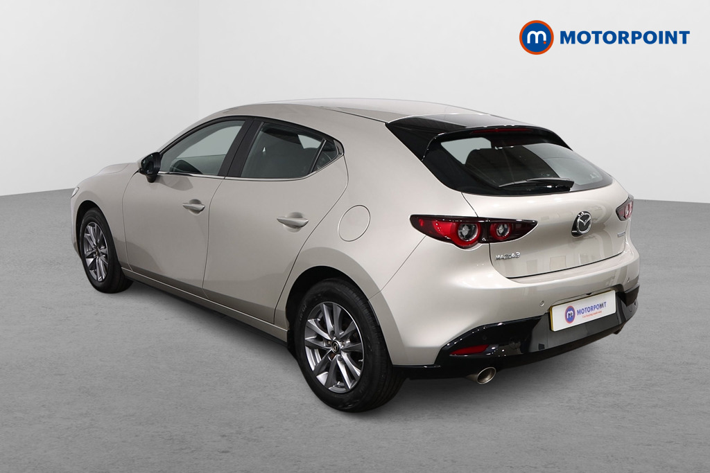 Mazda 3 Se-L Lux Manual Petrol-Electric Hybrid Hatchback - Stock Number (1576127) - Passenger side rear corner