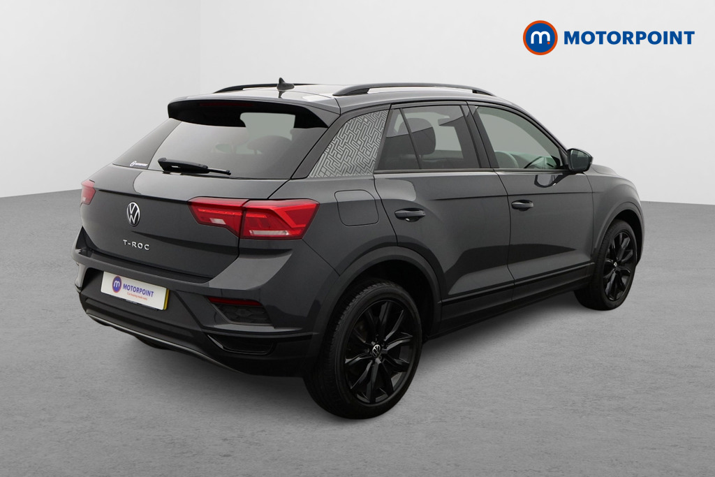 Volkswagen T-Roc Black Edition Manual Petrol SUV - Stock Number (1564762) - Drivers side rear corner