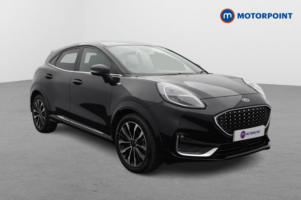 Ford Puma St-Line Vignale Automatic Petrol-Electric Hybrid SUV - Stock Number (1542248) - Drivers side front corner