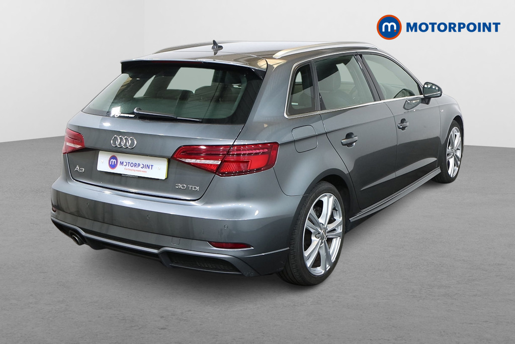 Audi A3 S Line Manual Diesel Hatchback - Stock Number (1571265) - Drivers side rear corner