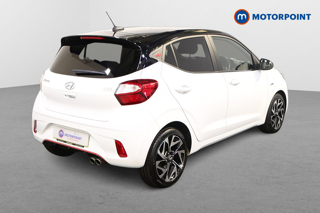 Hyundai I10 N Line Manual Petrol Hatchback - Stock Number (1578676) - Drivers side rear corner
