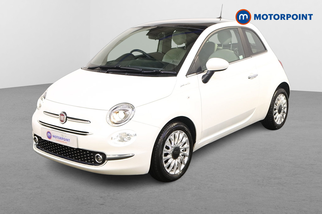 Fiat 500 Dolcevita Manual Petrol-Electric Hybrid Hatchback - Stock Number (1559925) - Passenger side front corner